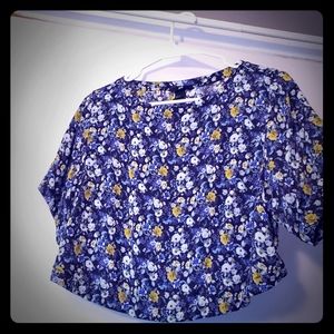 Floral crop top